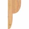 Ekena Millwork Crestline Smooth Corbel, Western Red Cedar, 3 1/2"W x 10"D x 22"H COR04X10X22CRE00SWR - alternate 3